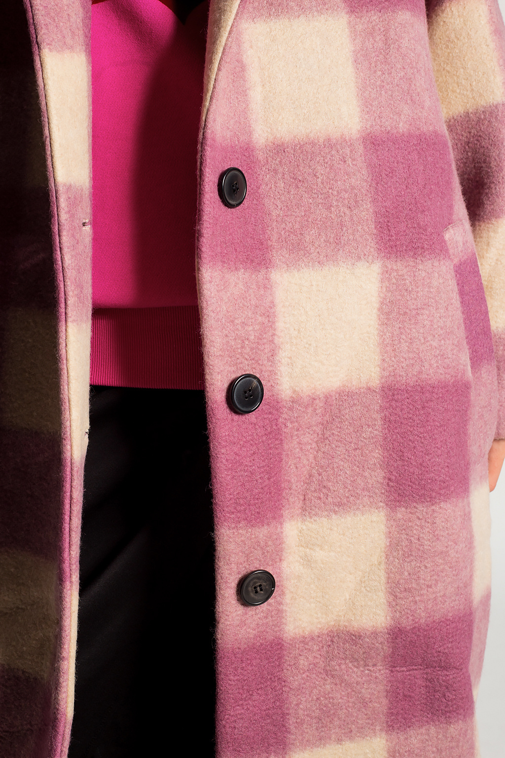 Checked coat Isabel Marant Etoile - SchaferandweinerShops Japan